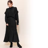 起毛ツイルレースアップスカート マーメイドスカート ロング丈 | mili an deni | 詳細画像7