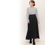 起毛ツイルレースアップスカート マーメイドスカート ロング丈 | mili an deni | 詳細画像8