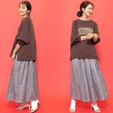 チェックプリーツスカート フレア ロング丈 | mili an deni | 詳細画像12 