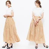 ギャザーマキシフレアスカート 綿100% マキシ丈 | mili an deni | 詳細画像10 