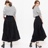 ギャザーマキシフレアスカート 綿100% マキシ丈 | mili an deni | 詳細画像17 