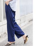 センタープレスセミワイドパンツ ロング丈 ボトムス | mili an deni | 詳細画像14 