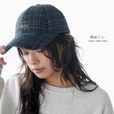 チェック柄 ロゴ刺繍 キャップ | mili an deni | 詳細画像6