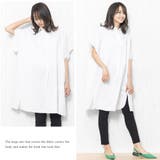 シャツワンピース 麻調 サイドスリット | mili an deni | 詳細画像7 