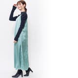 ヴィンテージサテンキャミワンピース ノースリーブ ロング丈 | mili an deni | 詳細画像7 