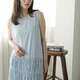 アシンメトリー シャーリング ワンピース | mili an deni | 詳細画像13