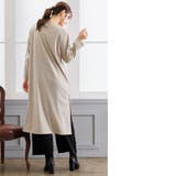 シアバター加工裏微起毛サイドスリットワンピース ドロップショルダー 暖かい | mili an deni | 詳細画像11