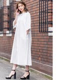 リボンタックシャツワンピース フレア 5分袖 | mili an deni | 詳細画像8 