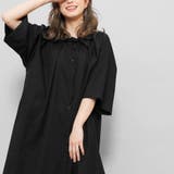 リボンタックシャツワンピース フレア 5分袖 | mili an deni | 詳細画像10 