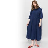 リボンタックシャツワンピース フレア 5分袖 | mili an deni | 詳細画像12 