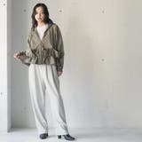 裾フリル ジップアップパーカー レディース | mili an deni | 詳細画像10