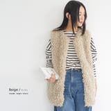 プードルフェイクファーベスト ファー ノーカラー | mili an deni | 詳細画像6