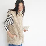 プードルフェイクファーベスト ファー ノーカラー | mili an deni | 詳細画像7