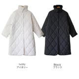 中綿ダイヤキルトファー付き2WAYカラーロングコート キルティング ファイバーダ… | mili an deni | 詳細画像16 