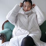 中綿ダイヤキルトファー付き2WAYカラーロングコート キルティング ファイバーダ… | mili an deni | 詳細画像8 