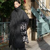 中綿ダイヤキルトファー付き2WAYカラーロングコート キルティング ファイバーダ… | mili an deni | 詳細画像11 