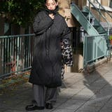 中綿ダイヤキルトファー付き2WAYカラーロングコート キルティング ファイバーダ… | mili an deni | 詳細画像14 