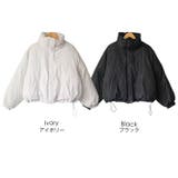 袖ボリュームショート中綿ジャケット ファイバーダウン 防寒 | mili an deni | 詳細画像19 