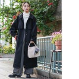 アレンジカラーシングルロングコート フェイクウール ウールタッチ | mili an deni | 詳細画像13 