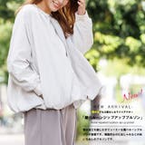 レディース ブルゾン 撥水加工裾バルーンジップアップブルゾン | mili an deni | 詳細画像2