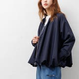 レディース ブルゾン 撥水加工裾バルーンジップアップブルゾン | mili an deni | 詳細画像7
