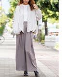 レディース ブルゾン 撥水加工裾バルーンジップアップブルゾン | mili an deni | 詳細画像14