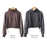 サイドラインフェイクスウェードトラックジャケット ジップアップ ボリューム袖 | mili an deni | 詳細画像18 