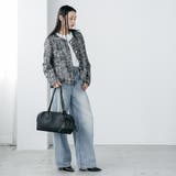 ミックスツィードノーカラージャケット ノーカラー 柄入り | mili an deni | 詳細画像20 