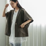テーラードジャケット レディース リネンタッチ | mili an deni | 詳細画像12 