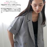 テーラードジャケット レディース サマーツイード | mili an deni | 詳細画像2 