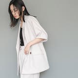 ヴィンテージワッシャー半袖ジャケット テーラージャケット ダブル | mili an deni | 詳細画像7