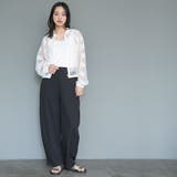 レースブルゾン ジャケットジップアップ シアー素材 | mili an deni | 詳細画像9
