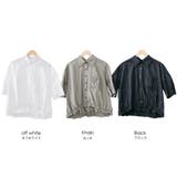 裾ギャザーミリタリーシャツ ブルゾン ライトアウター | mili an deni | 詳細画像22 