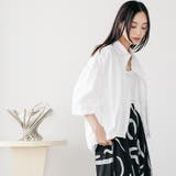 裾ギャザーミリタリーシャツ ブルゾン ライトアウター | mili an deni | 詳細画像9 