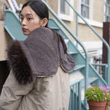 襟ファートグル中綿ジャケット 中綿ジャケット ケープフード | mili an deni | 詳細画像12 