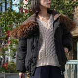 襟ファートグル中綿ジャケット 中綿ジャケット ケープフード | mili an deni | 詳細画像16 