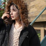 襟ファートグル中綿ジャケット 中綿ジャケット ケープフード | mili an deni | 詳細画像18 