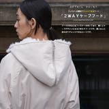 ケープフードダウンコート ダウンジャケット ファー | mili an deni | 詳細画像4 