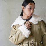 ケープフードダウンコート ダウンジャケット ファー | mili an deni | 詳細画像16 