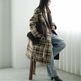 リバーシブルチェックボアコート ボアジャケット ファージャケット | mili an deni | 詳細画像17 