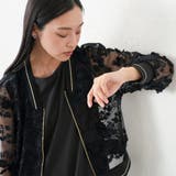 シアーレースブルゾン 花柄 レディース | mili an deni | 詳細画像12 