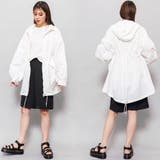 フード取り外しモッズコート ビッグシルエット ドロップショルダー | mili an deni | 詳細画像7 