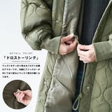 中綿キルトフード付きコート ビッグシルエット 微撥水 | mili an deni | 詳細画像4 