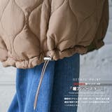 スタンドカラー中綿リバーシブルコート ビッグシルエット ファイバーダウン | mili an deni | 詳細画像6 