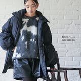 中綿ドロストスタンドカラーコート ビッグシルエット ファイバーダウン | mili an deni | 詳細画像7 