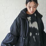 中綿ドロストスタンドカラーコート ビッグシルエット ファイバーダウン | mili an deni | 詳細画像9 