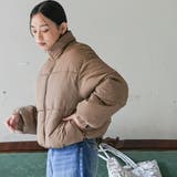 中綿ショートジャケット ショート丈 スタンドカラー | mili an deni | 詳細画像14 