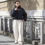 中綿ショートジャケット ショート丈 スタンドカラー | mili an deni | 詳細画像18 