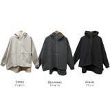 フェイクウールビッグパーカー フード 長袖 | mili an deni | 詳細画像16 