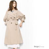 ベージュ | キャンディスリーブ BIGトレンチコート スプリングコート | mili an deni